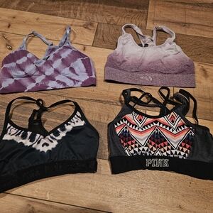 Set of Four Stylish Sports Bras